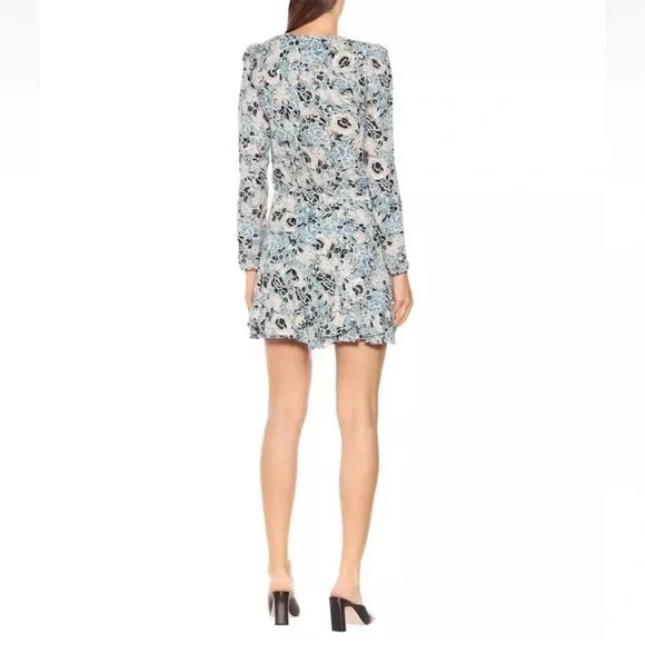 Veronica Beard Riggins Dress in Blue Multi 6 - Picture 2 of 10